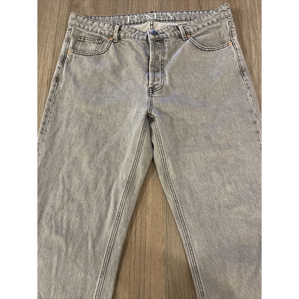 Raey Dad Organic Cotton Baggy Boyfriend Jeans Grey‎ Size 32